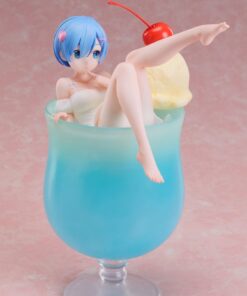 Re:zero Starting Life In Another World Pvc Statua 1/7 Rem Cream Soda Ver. 21 Cm Elcoco