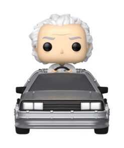 Ritorno Al Futuro Pop! Rides Deluxe Vinile Doc W/macchina Del Tempo 9 Cm Funko
