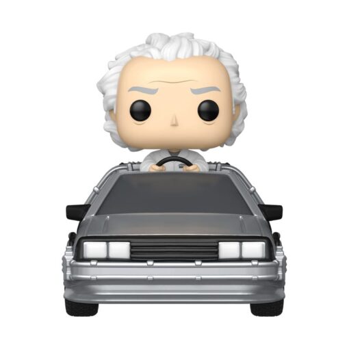 Ritorno Al Futuro Pop! Rides Deluxe Vinile Doc W/macchina Del Tempo 9 Cm Funko