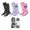 Sanrio Calzini 3-pack Kuromi 36-43 Cerdá