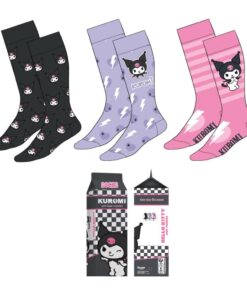 Sanrio Calzini 3-pack Kuromi 36-43 Cerdá