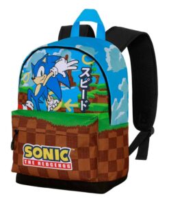 Sonic The Hedgehog Ventaglio Hs Zaino Sega Greenhill Small Karactermania