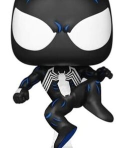 Spider-man Pop! Marvel Vinile Figura Black Suit Spidey 9 Cm Funko