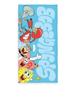 Spongebob Squarepants Velour Asciugamano 75 X 150 Cm Herding