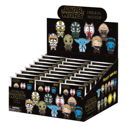 Star Wars-ep Iii Revenge Of Sith 3d Pvc Bag Clips Series 1  Con Figure Int.