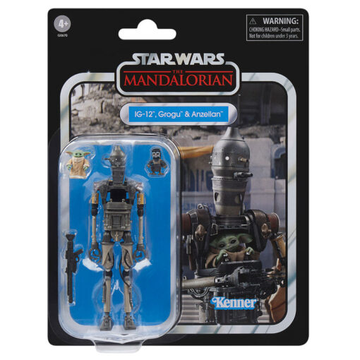 Star Wars The Mandalorian Ig-12 Grogu & Anzellan Figura 9