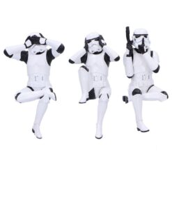 Stormtrooper Figures Three Wise Sitting Stormtroopers 11 Cm Nemesis Now