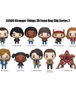Stranger Things 3d Pvc Bag Clips  Series 2  Con Figure Int.