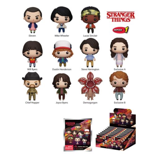 Stranger Things Pvc Bag Clips Series 1  Con Figure Int.