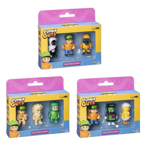 Stumble Guys: Wave 2 3-figure Window Box Collectible Figures Assortment PMI