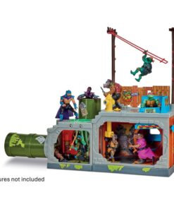 Tartarughe Ninja Building Secret Sewer Lid Playset Mutant Module Heo Eu Esclusiva 30 Cm Playmates