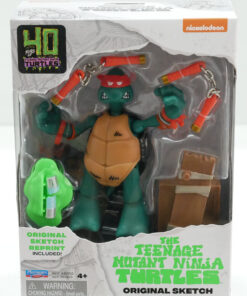 Tartarughe Ninja Michelangelo Action Figures 11 Cm 40th Anniversary Boti Playmates (Spedito in 24 ore)