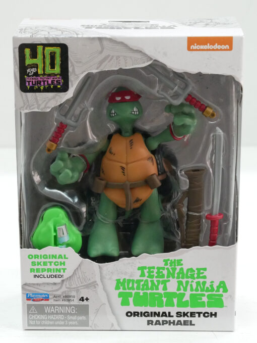 Tartarughe Ninja Raffaello Raphael Action Figures 11 Cm 40th Anniversary Boti Playmates (Spedito in 24 ore)