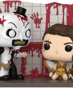 Terrifier 2 Pop Moments Vinile Figures Art Vs Sienna 9 Cm Funko