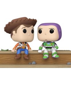 Toy Story Pop Moment Vinile Figures Woody E Buzz (30th Anniversary) 9 Cm Funko