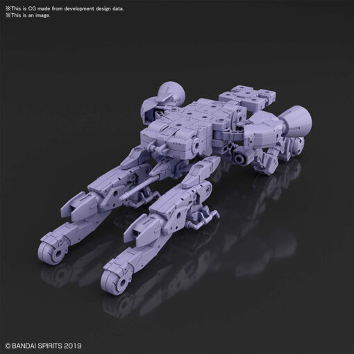 30MM EX ARM VEHICLE SPACE CRAFT PURPLE MODEL KIT BANDAI MODEL KIT