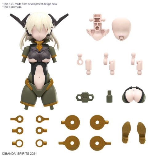 30MS OP PRT SET 13 TACTICAL COSTUM CLR B Model Kit Bandai Model Kit Gunpla