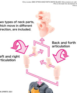 30MS OPT HAND PARTS WHITE/BLACK MODEL KIT BANDAI MODEL KIT