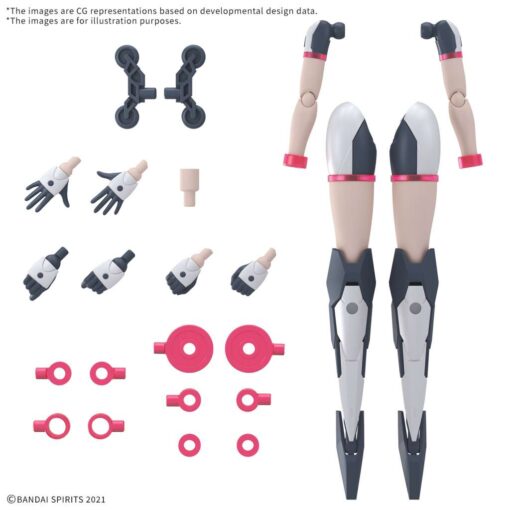 30MS OPT PARTS SET 20 FLOAT UN V CLR B Model Kit Bandai Model Kit Gunpla