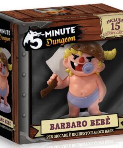 5-Minute Dungeons Barbaro Bebè Italiano Espansione Gioco da Tavolo