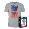 63398 - Marvel - Boxed Tee - Captain America - S Funko Gadget