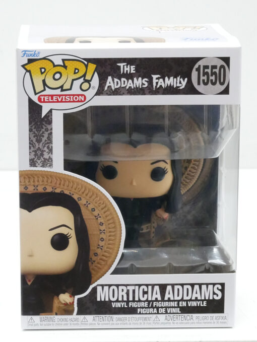 Addams Family Pop! Deluxe Vinile Figura Morticia in Chair 10 Cm Funko (Spedito in 24 ore)