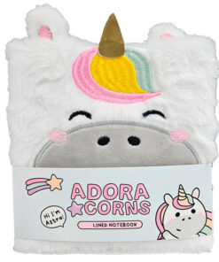 Adoracorns Unicorn A5 Peluche Agenda Puckator