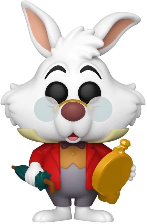 Alice nel Paese delle Meraviglie Funko Pop! Bianconiglio 9 cm Scatola Rovinata