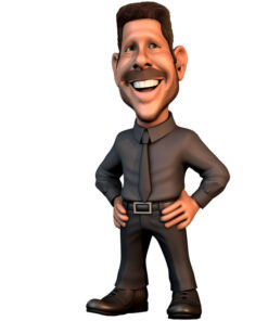 Atletico De Madrid Cholo Simeone Minix Figura 7cm Eleven Force