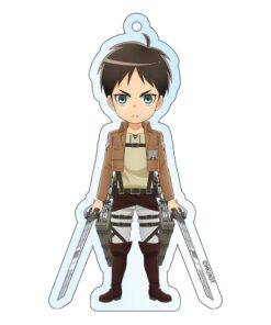 Attack On Titan Acrylic Portachiavi Eren Holographic 8 Cm Sakami Merchandise