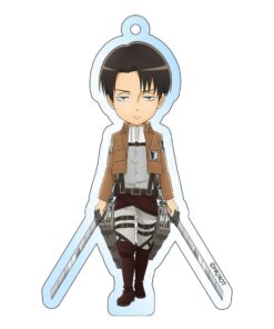 Attack On Titan Acrylic Portachiavi Levi Holographic 8 Cm Sakami Merchandise