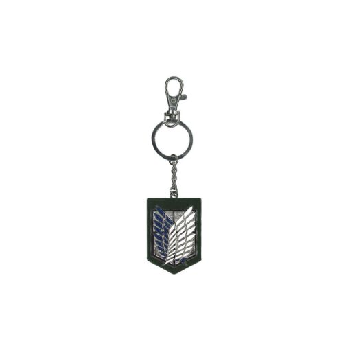 Attack On Titan Metal Portachiavi Logo 7 Cm Sd Toys