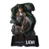 Attack On Titan Stampa In Acrilico Figura Levi Battle-ready 18 Cm Popbuddies