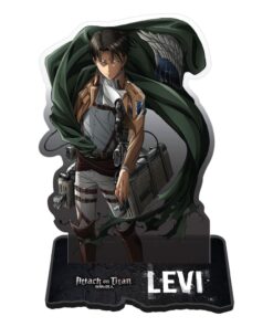 Attack On Titan Stampa In Acrilico Figura Levi Battle-ready 18 Cm Popbuddies