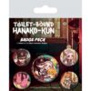 BADGE PACK TOILET BOUND HANAKO-KUN Spilla Pyramid International