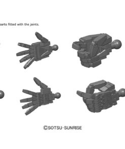 BANDAI MODEL KIT BUILDERS PARTS HD HAND 01 EFSF GREY1/144 ACCESSORI