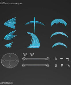 BANDAI MODEL KIT CUSTOMIZE EFFECT SLASH IMAGE VER BLUE MODEL KIT