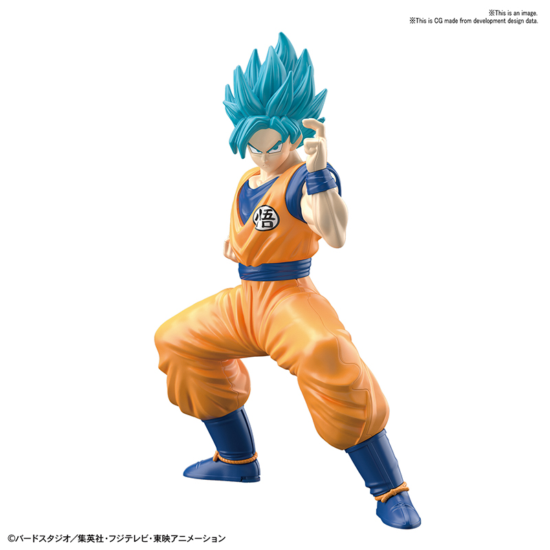 BANDAI MODEL KIT EG DRAGON BALL S SAIYN GOD SS SON GOKU MODEL KIT