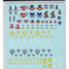 GUNDAM MASTER GRADE MG MODEL KIT DECAL 17  MULTI ZEON ACCESSORI BANDAI