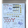 GUNDAM HIGH GRADE HGUC MODEL KIT  DECAL 53  0800 FEDERATION ACCESSORI BANDAI