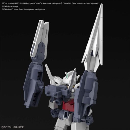 BANDAI MODEL KIT HGBDR PROTAG UNIT NEW ARMOR/WEAP 1/144 MODEL KIT