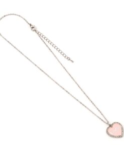Barbie Pendant & Collana Pink Heart Cristallo Carat Shop