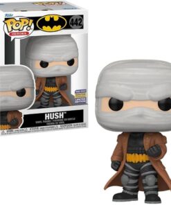Batman Funko POP Vinile Figura Hush 9 cm Esclusiva Italia Scatola Rovinata