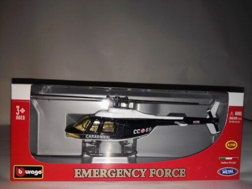 Bburago 32045 ELICOTTERO FORZE DELL'ORDINE CARABINIERI 1:50 Modellino