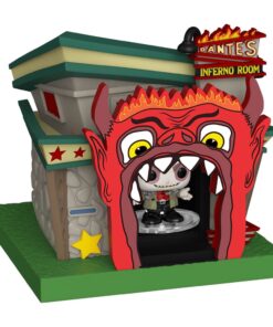 Beetlejuice Bitty Pop! Towns Vinile Figura Beetlejuice E Dante's Inferno Room Funko