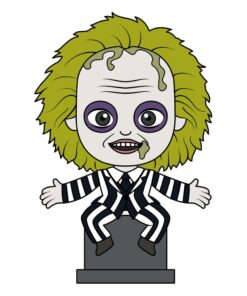 Beetlejuice Magnet Beetlejuice On Tombstone Con Figure Int.