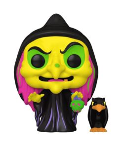 Biancaneve Pop & Buddy! Animation Vinile Figura Disguised Evil Queen Con Raven (black Light) Esclusiva 9 Cm Funko