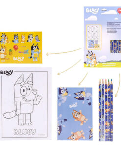 Bluey Colouring Stationery Set Cerdà