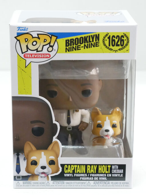 Brooklyn Nine-nine Pop! Tv Vinile Figura Cpt Holt W/dog 9 Cm Funko (Spedito in 24 ore)