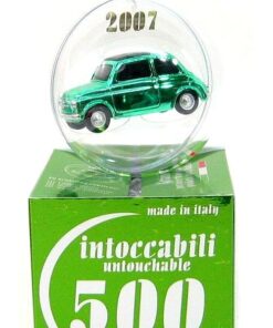 Brumm BR004-02 Fiat 500D (1960) verde cromo John Green CHRISTMAS 2007 Ball Intoccabili 1:43 Modellino